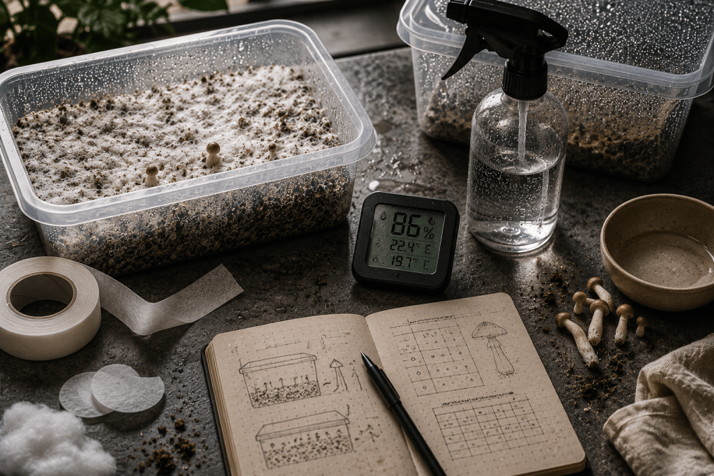 How to Control Fruiting Chamber Humidity Without a&nbsp;Humidifier