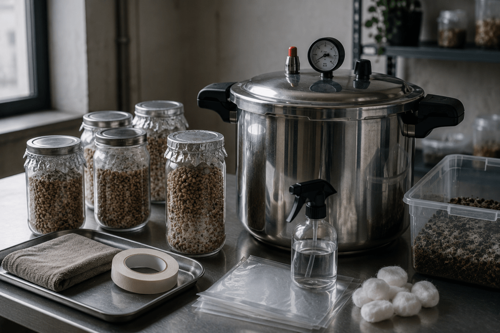 Pressure Cooker for Mushroom Cultivation: Selection and Sterilisation&nbsp;Guide